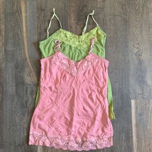 Maurice’s Lacey Crinkle Camisoles